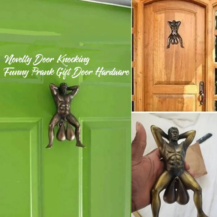 🤣Novelty Door Knocking-Funny Prank Gift Door Hardware