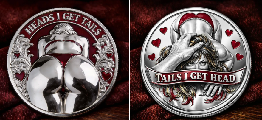 🌹Valentine Sale 58% OFF❤️The Lucky Desire Commemorative Coin (Heads I Get Tail / Tails I Get Head)