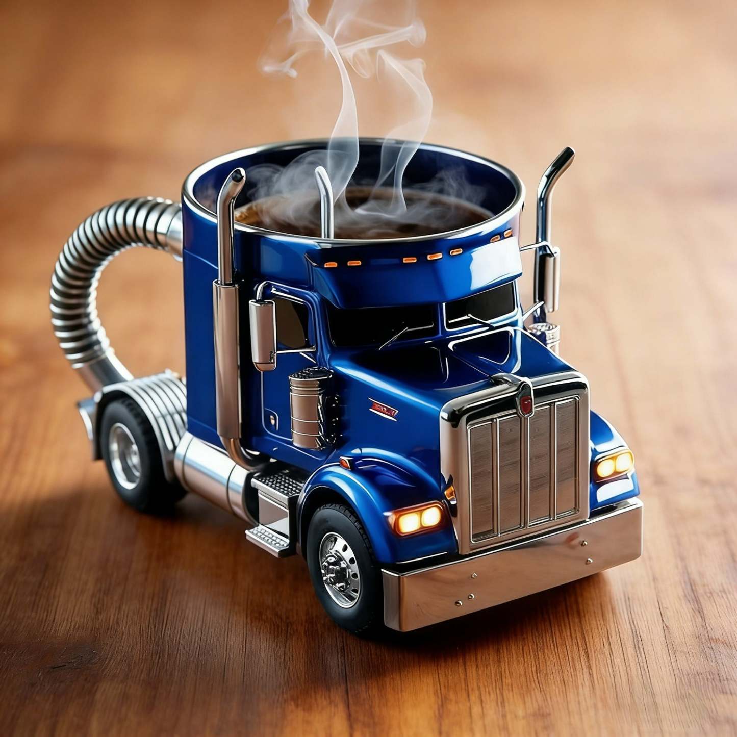 Durable Semi-Truck Shaped Coffee Mug for Family & Friends