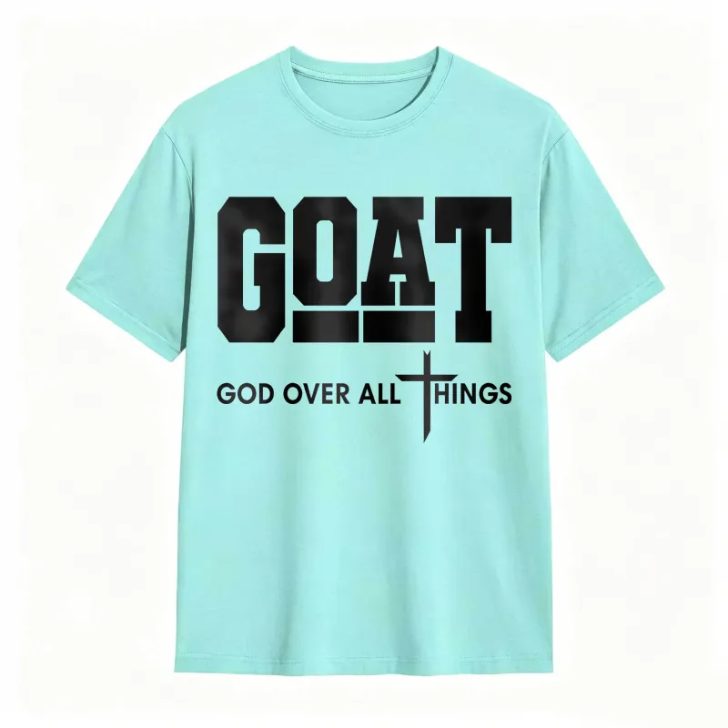 GOAT (“God Over All Things”) graphic T-shirt