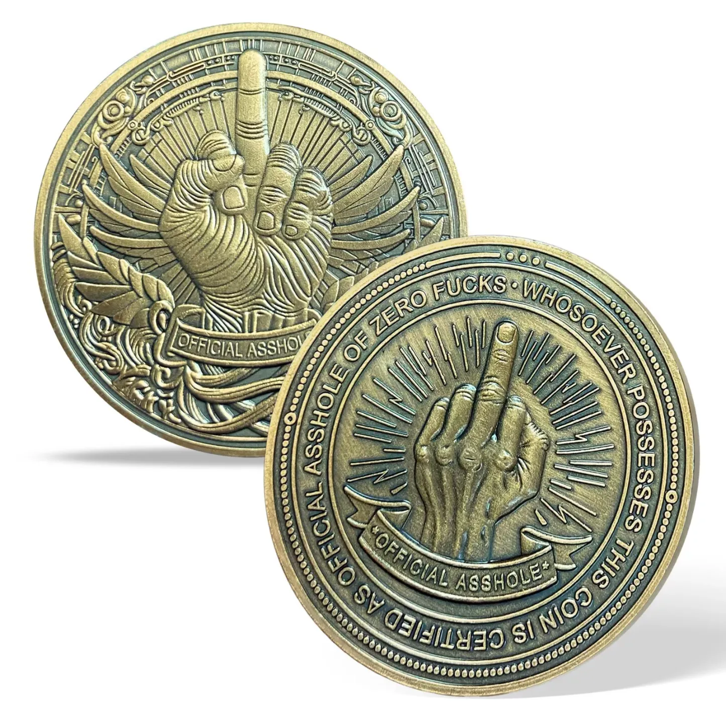 Funny Novelty Challenge Coin Humorous Gift