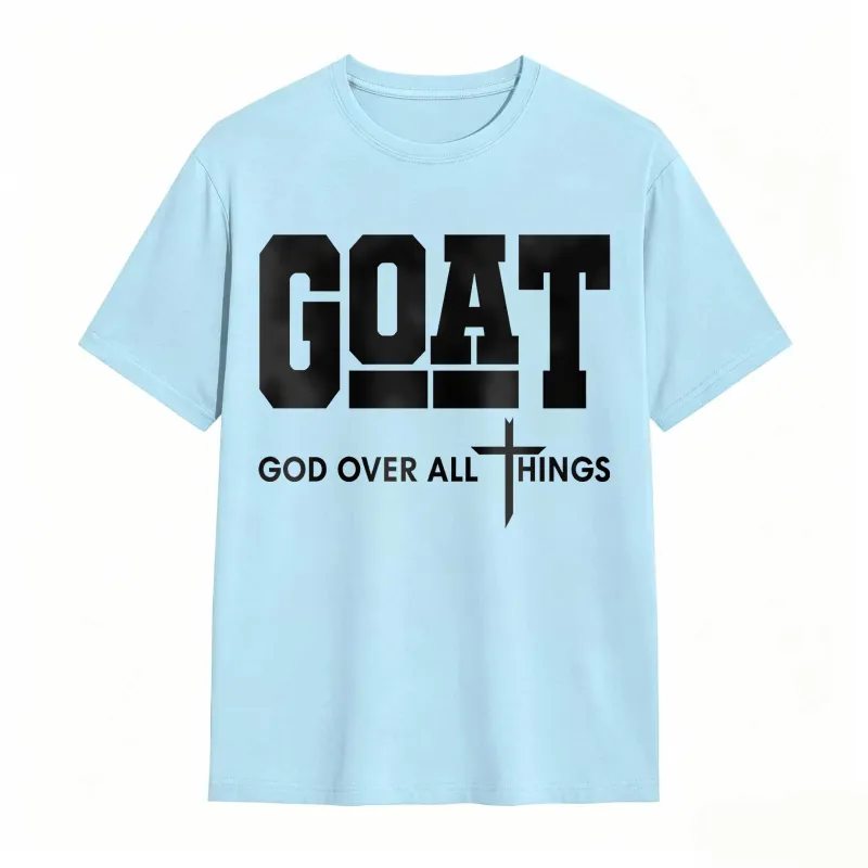 GOAT (“God Over All Things”) graphic T-shirt