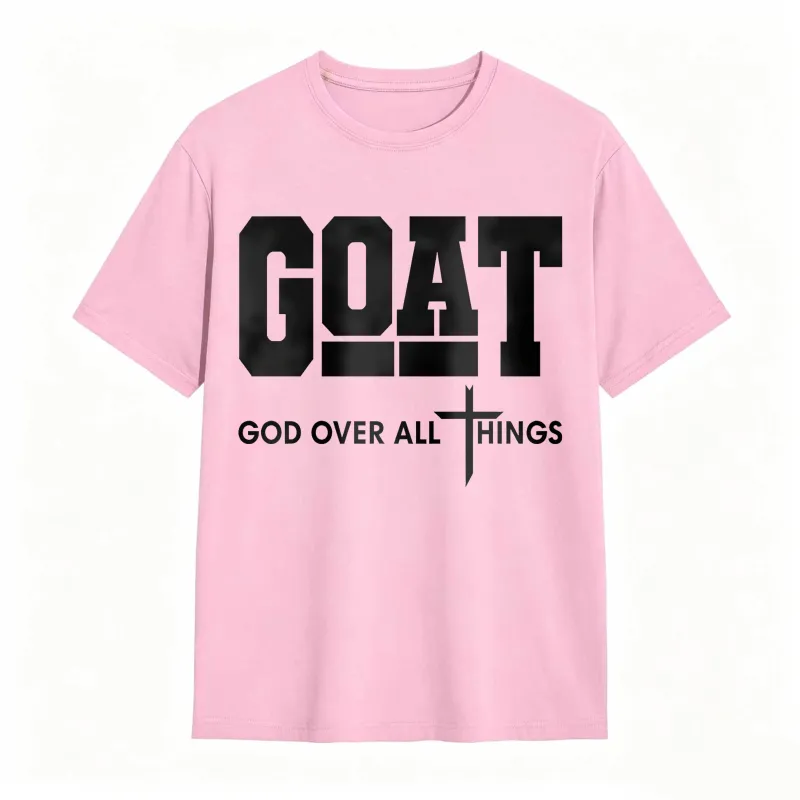 GOAT (“God Over All Things”) graphic T-shirt
