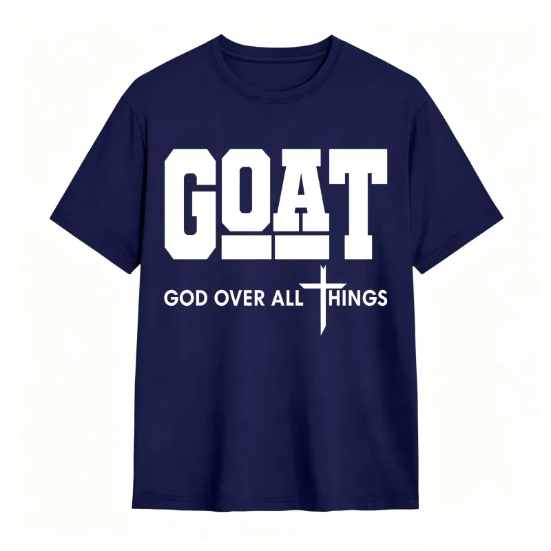 GOAT (“God Over All Things”) graphic T-shirt