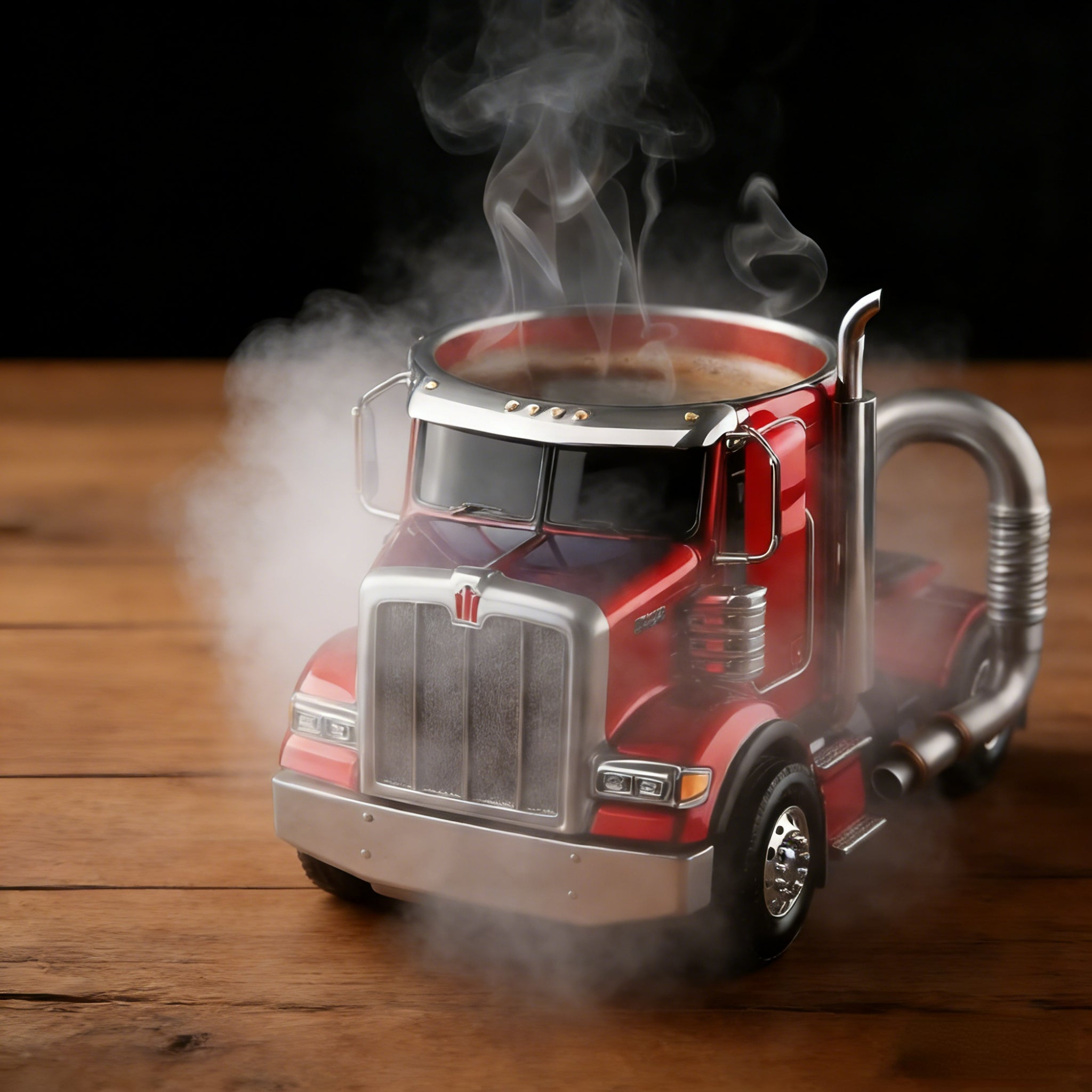 Durable Semi-Truck Shaped Coffee Mug for Family & Friends