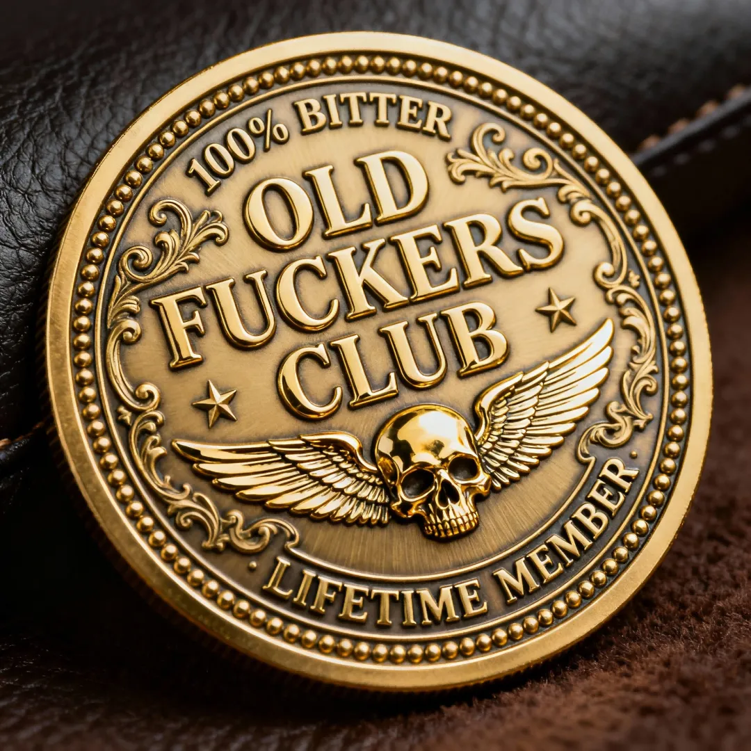 🏆Flash Sale 60% OFF - Old F*ckers Club – Lifetime Member Coin