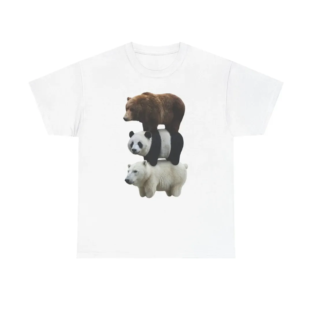 We Bears Realistic 100% Cotton Animal Shirt