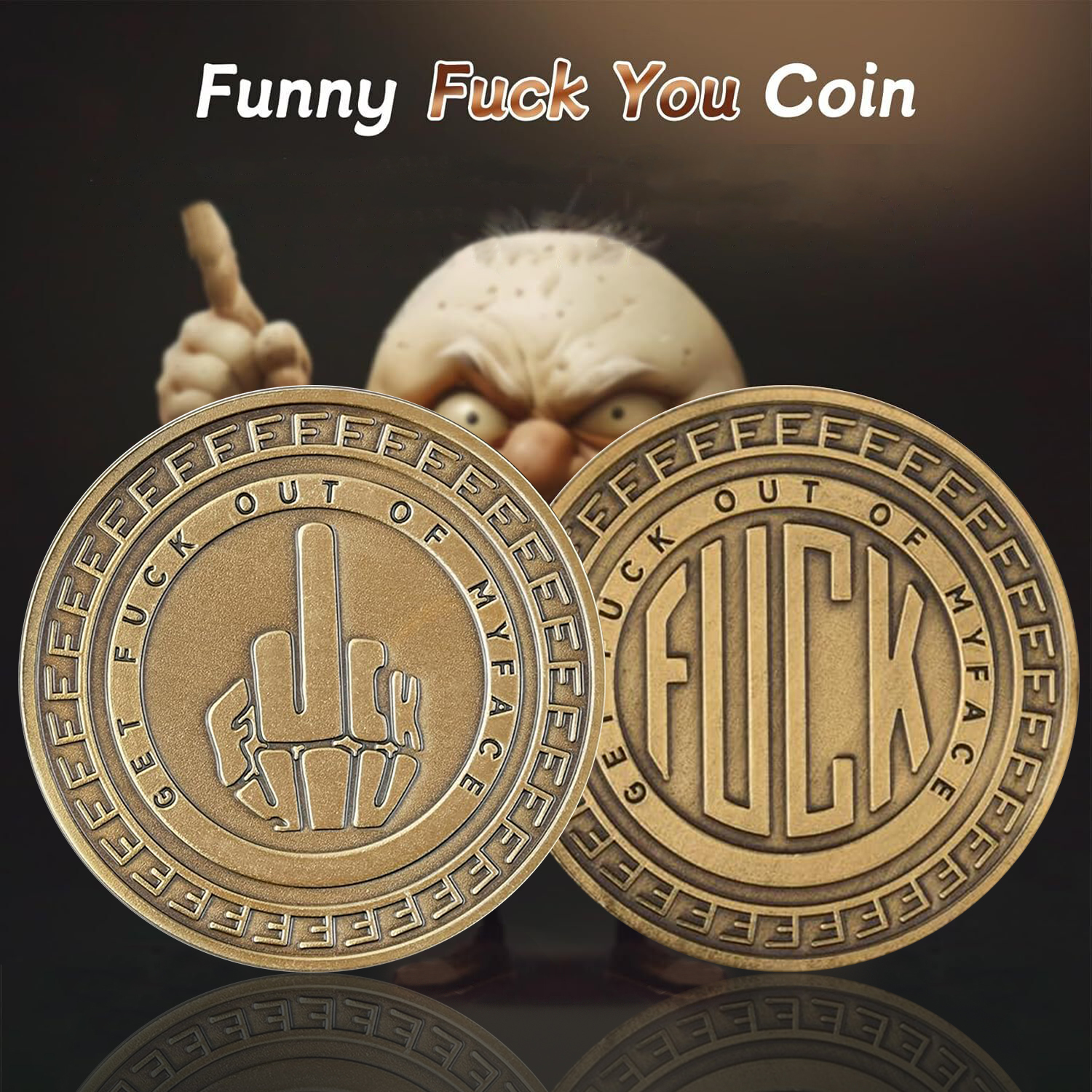 Funny Fuck Challenge Coin 