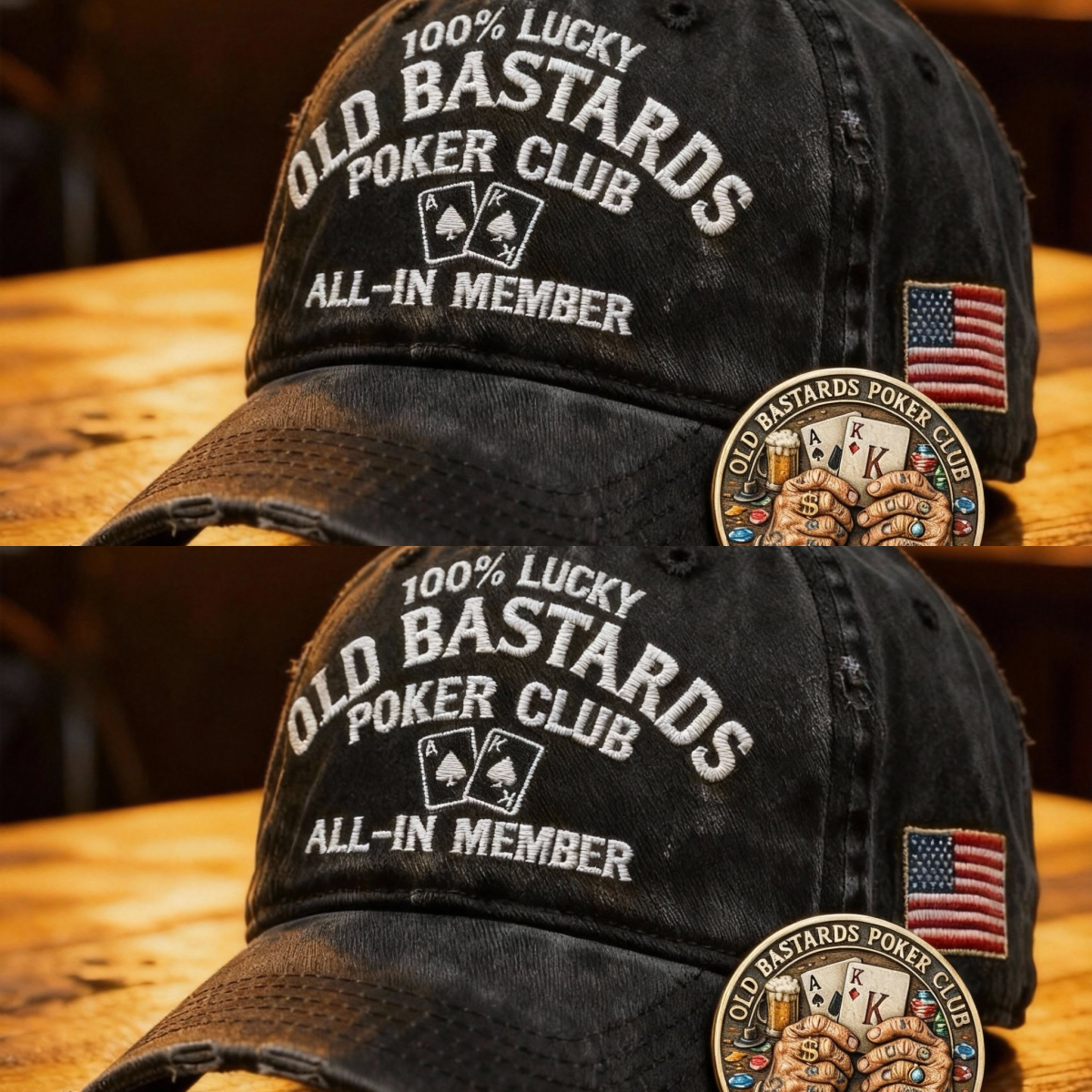 Black Friday 24H Flash Sale-OLD BASTARDS POKER CLUB CAP