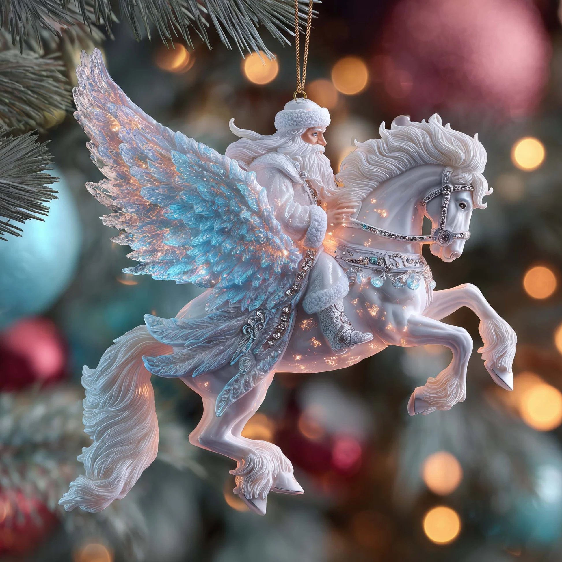 🔥Fantasy Christmas: Santa’s Ride Collection Ornament🎅