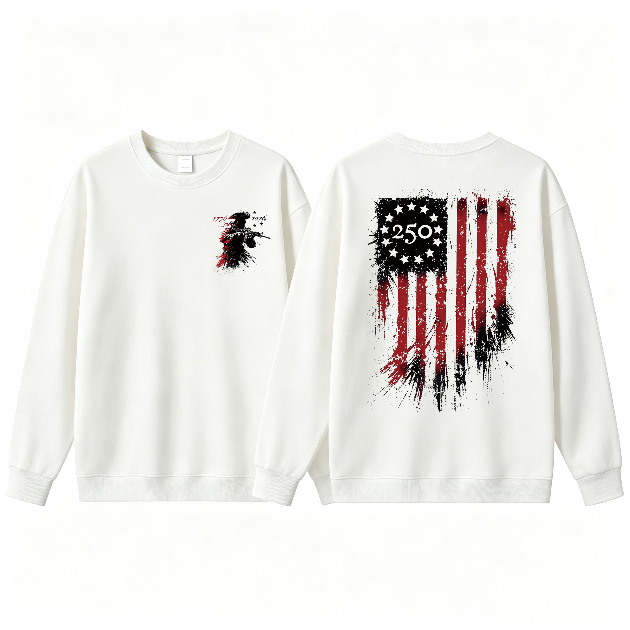 250th Anniversary Distressed American Flag T-Shirt/Sweatshirt/Hoodie