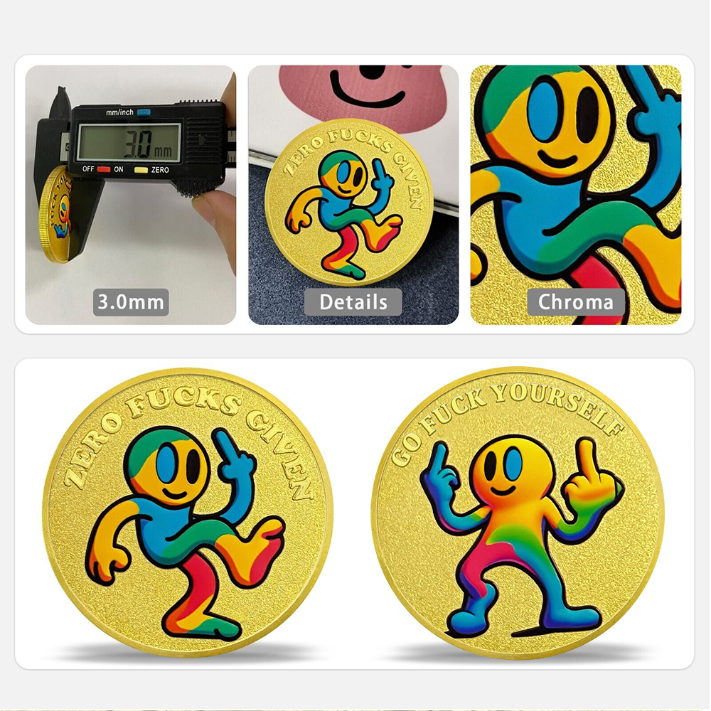 🤣Funny Go Fuck Yourself Challenge Coin