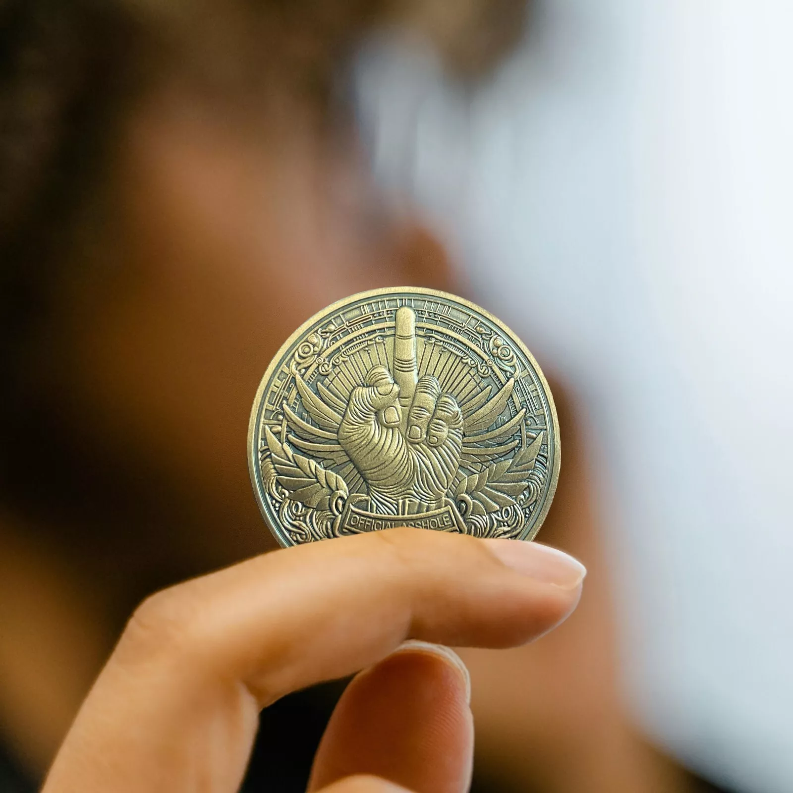 Funny Novelty Challenge Coin Humorous Gift