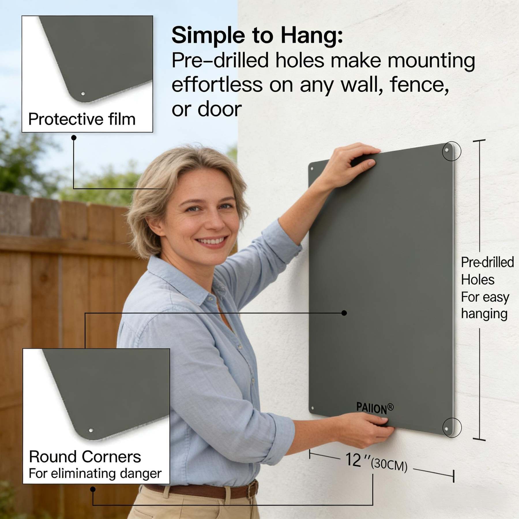 Funny Cat & Dog Has a Gun & Won't Take Meds Aluminum Sign