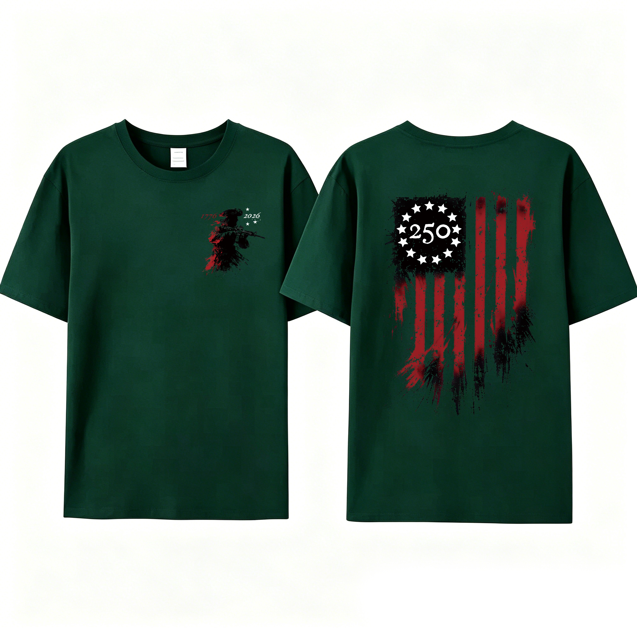 250th Anniversary Distressed American Flag T-Shirt/Sweatshirt/Hoodie