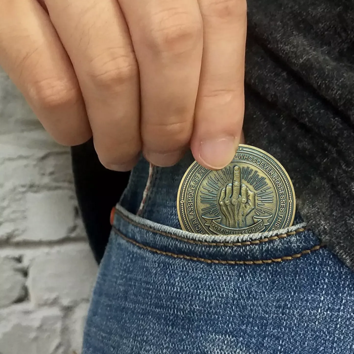 Funny Novelty Challenge Coin Humorous Gift