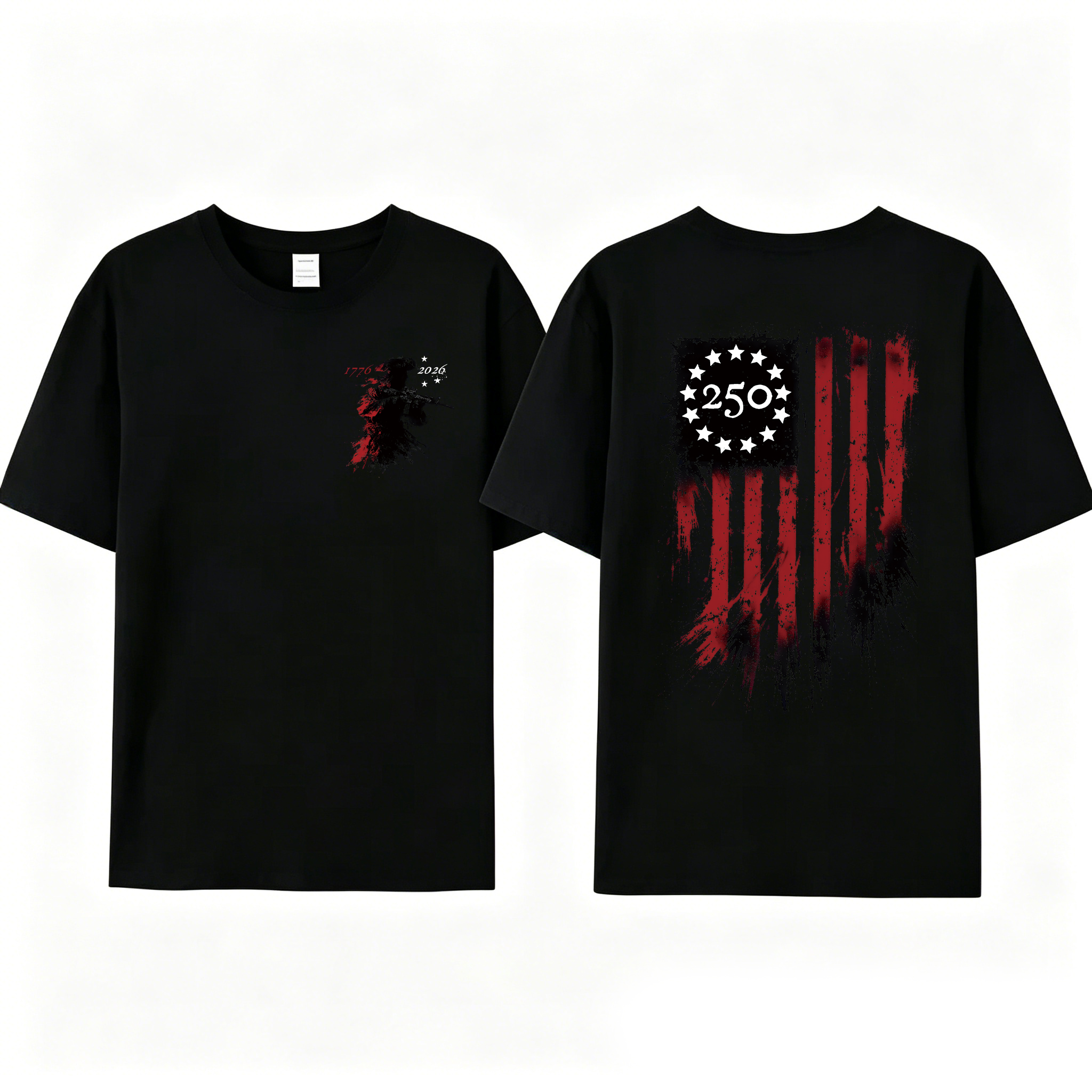250th Anniversary Distressed American Flag T-Shirt/Sweatshirt/Hoodie