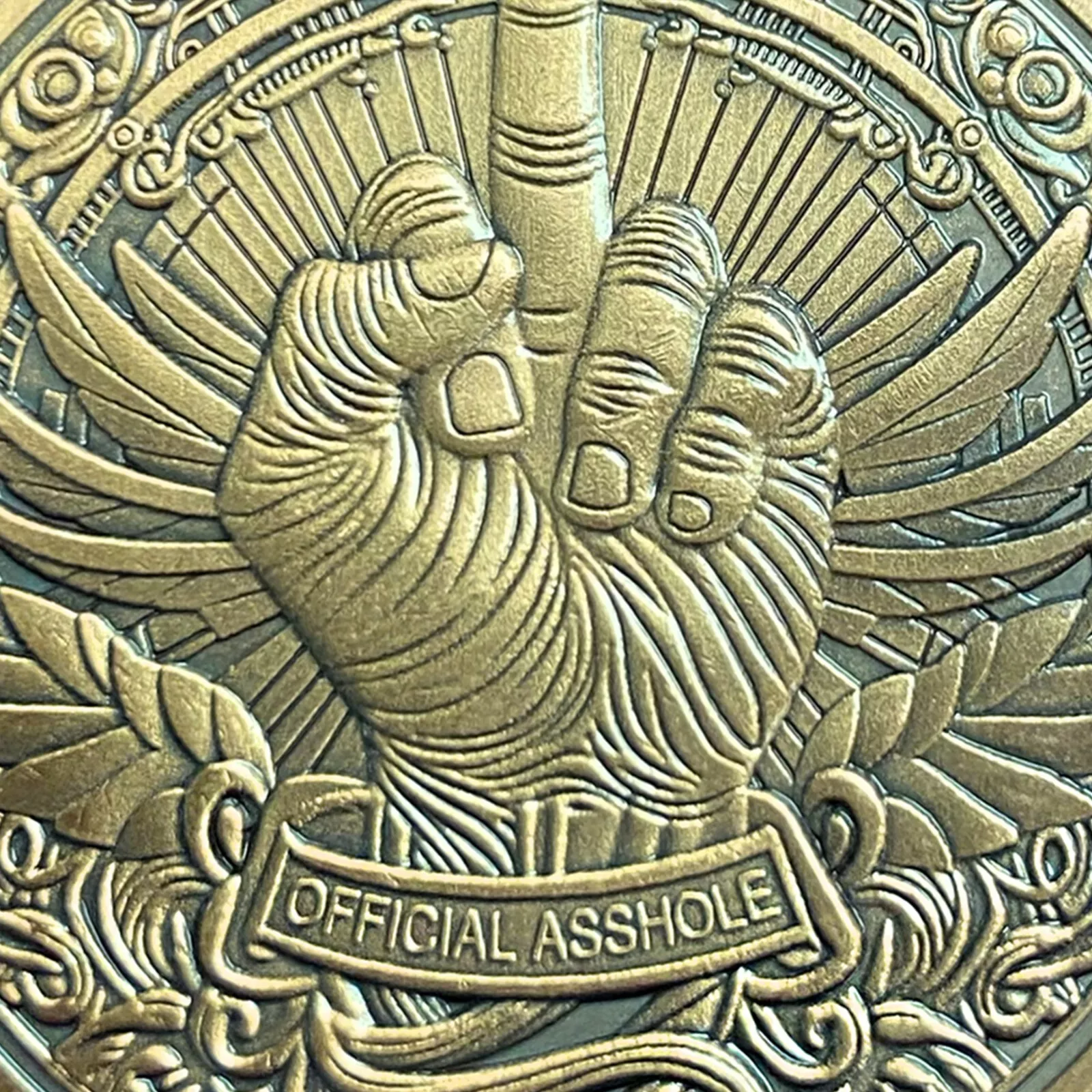 Funny Novelty Challenge Coin Humorous Gift