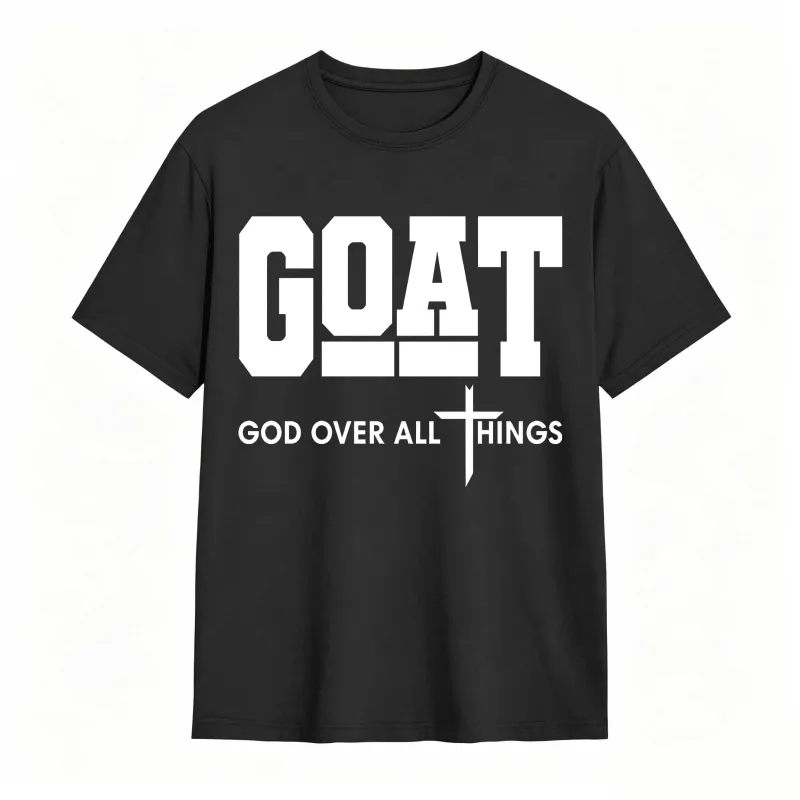 GOAT (“God Over All Things”) graphic T-shirt