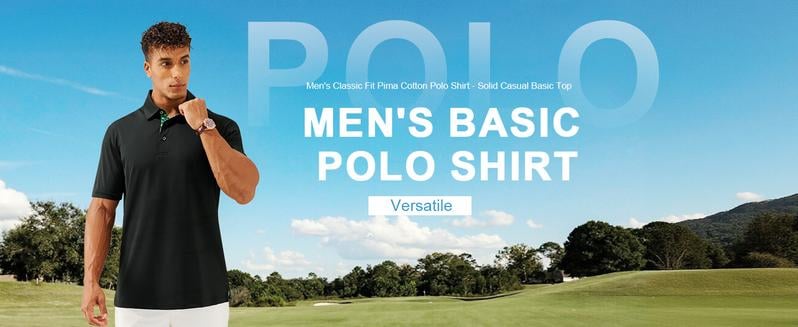 ⚡Hot Sales 49% OFF🔥3-Pack Men's Polo Shirts – Soft Breathable Cotton, Comfortable Short Sleeve Casual Fit