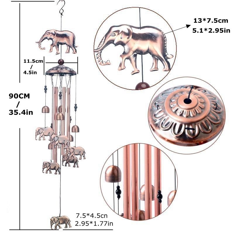 Pure Handmade Copper Horse Wind Chimes(Buy 2 Free Shipping)