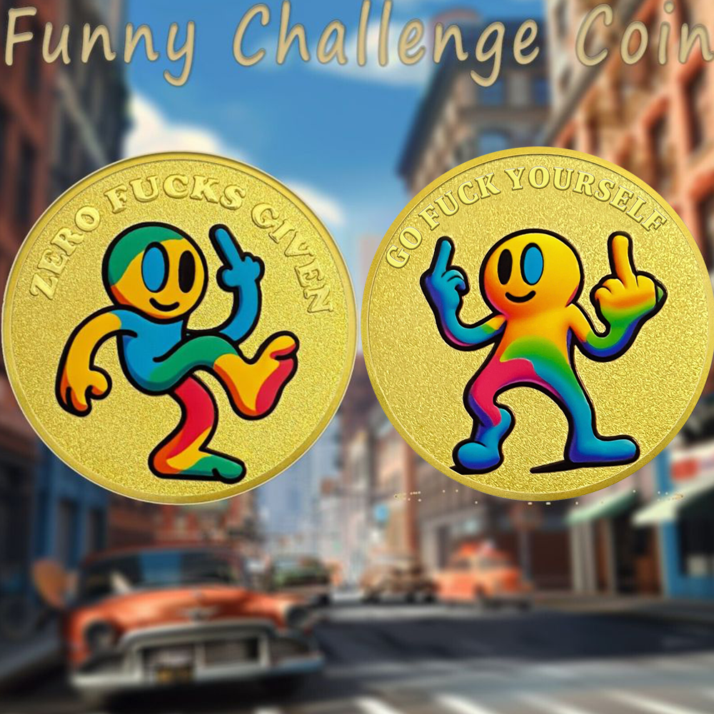 🤣Funny Go Fuck Yourself Challenge Coin
