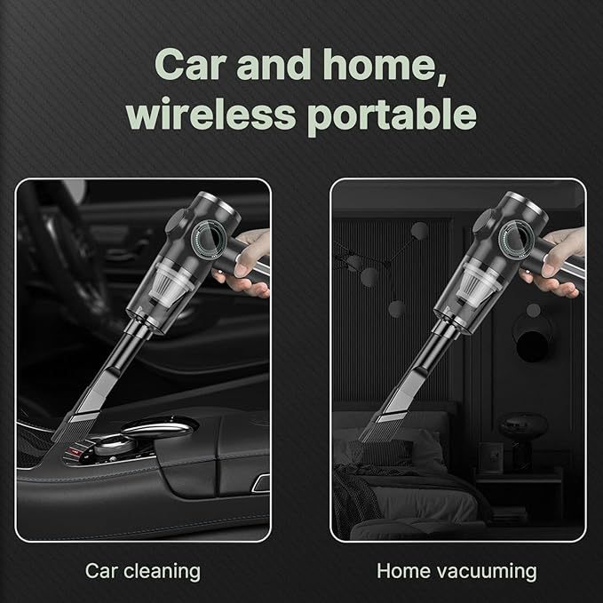 🔥Wireless  Handheld Car Vacuum Cleaner Portable Cordless , Vacuum Cleaner with Multi-Nozzles