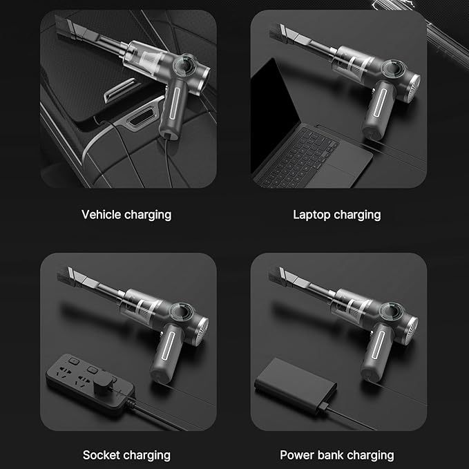 🔥Wireless  Handheld Car Vacuum Cleaner Portable Cordless , Vacuum Cleaner with Multi-Nozzles