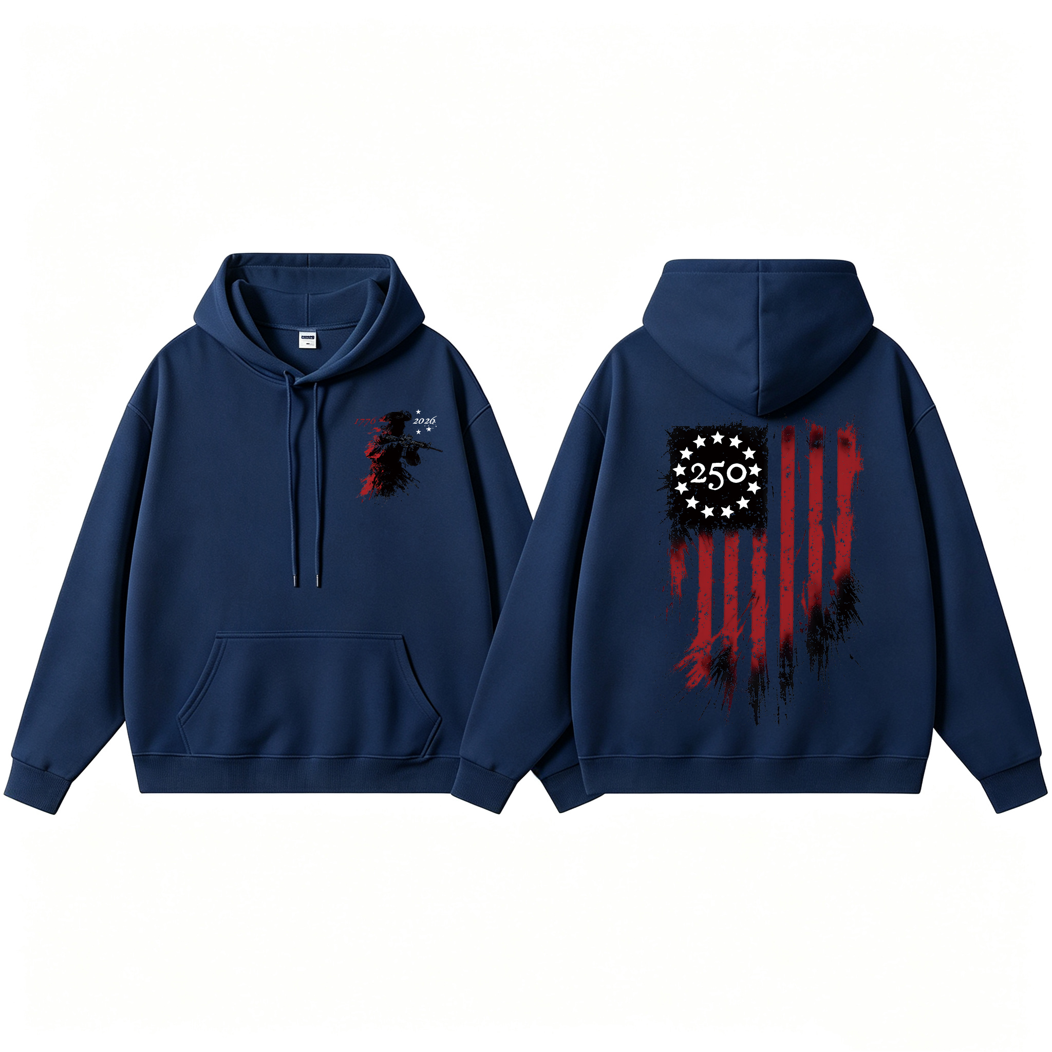 250th Anniversary Distressed American Flag T-Shirt/Sweatshirt/Hoodie