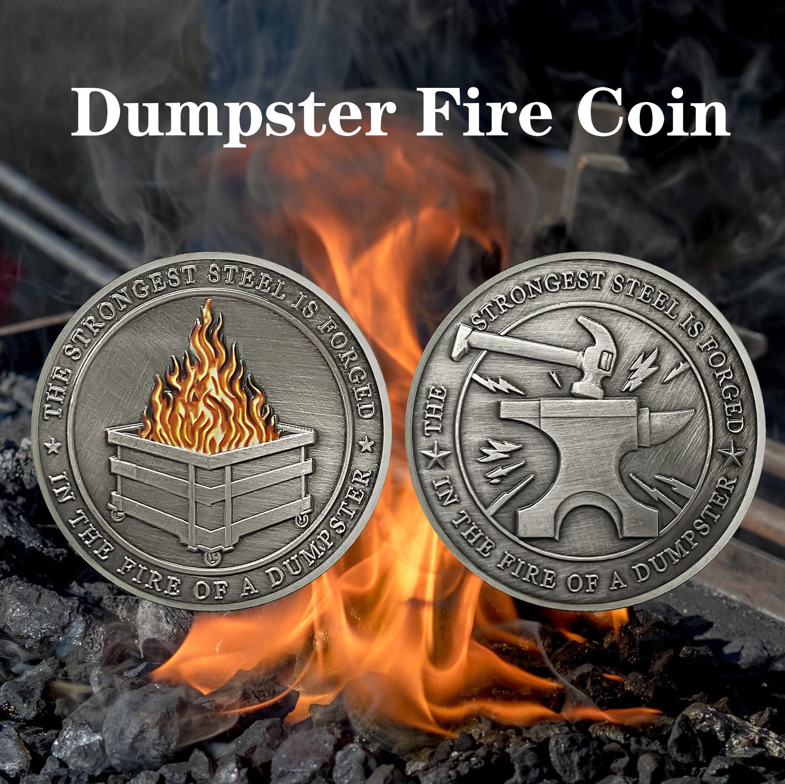 Dumpster Fire Challenge Coins