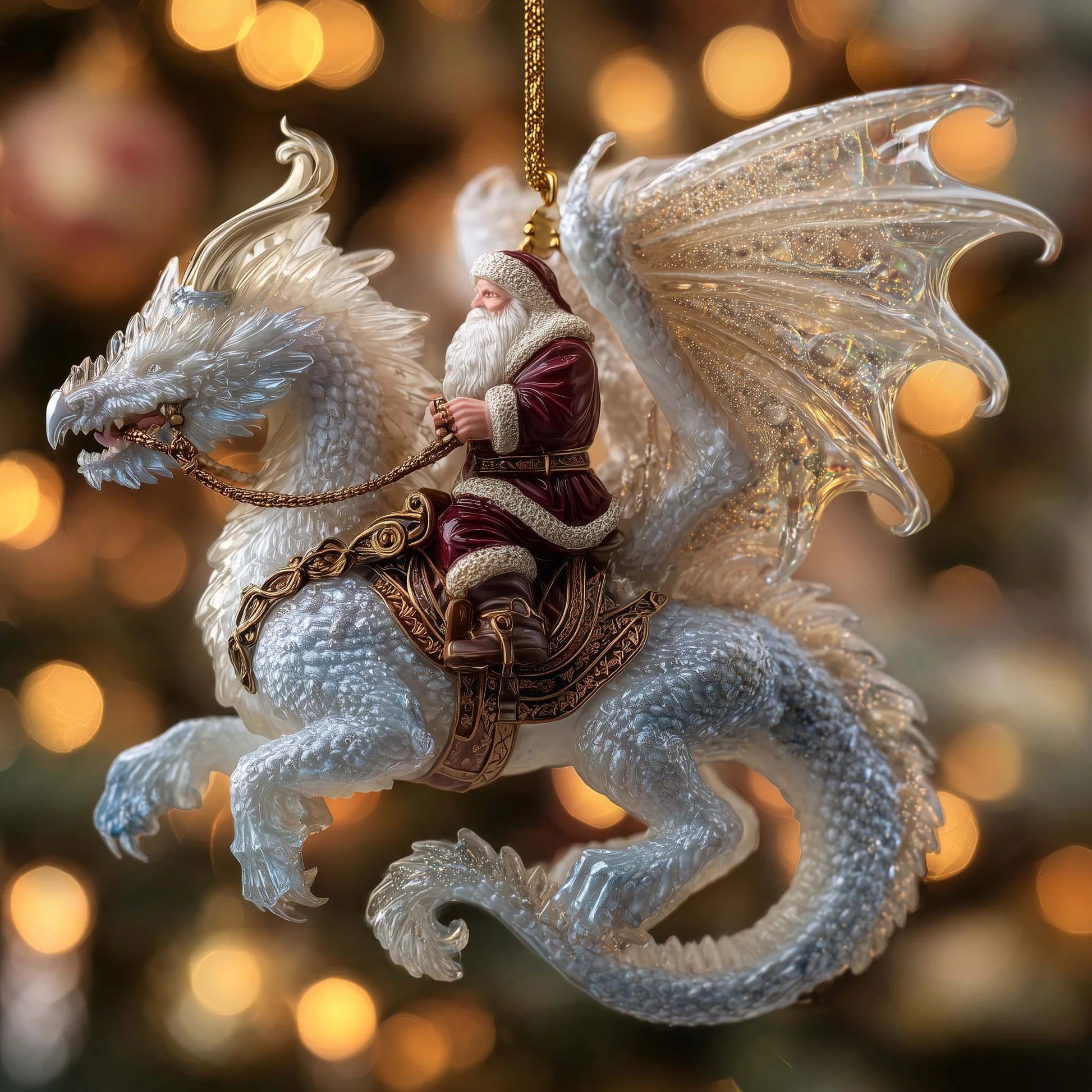🔥Fantasy Christmas: Santa’s Ride Collection Ornament🎅
