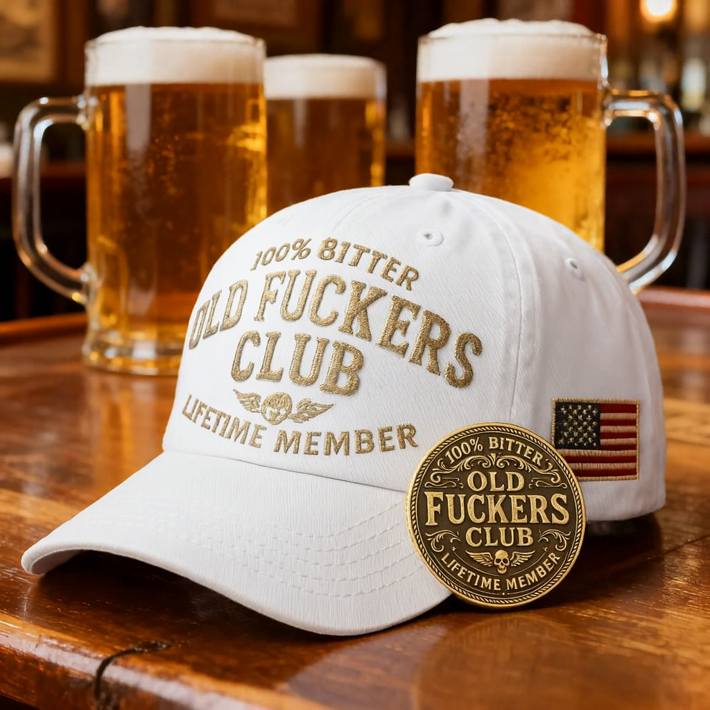 🏆Flash Sale 60% OFF - 🍺 “Old F*ckers Club” Collector’s Edition Set** 🤘🇺🇸