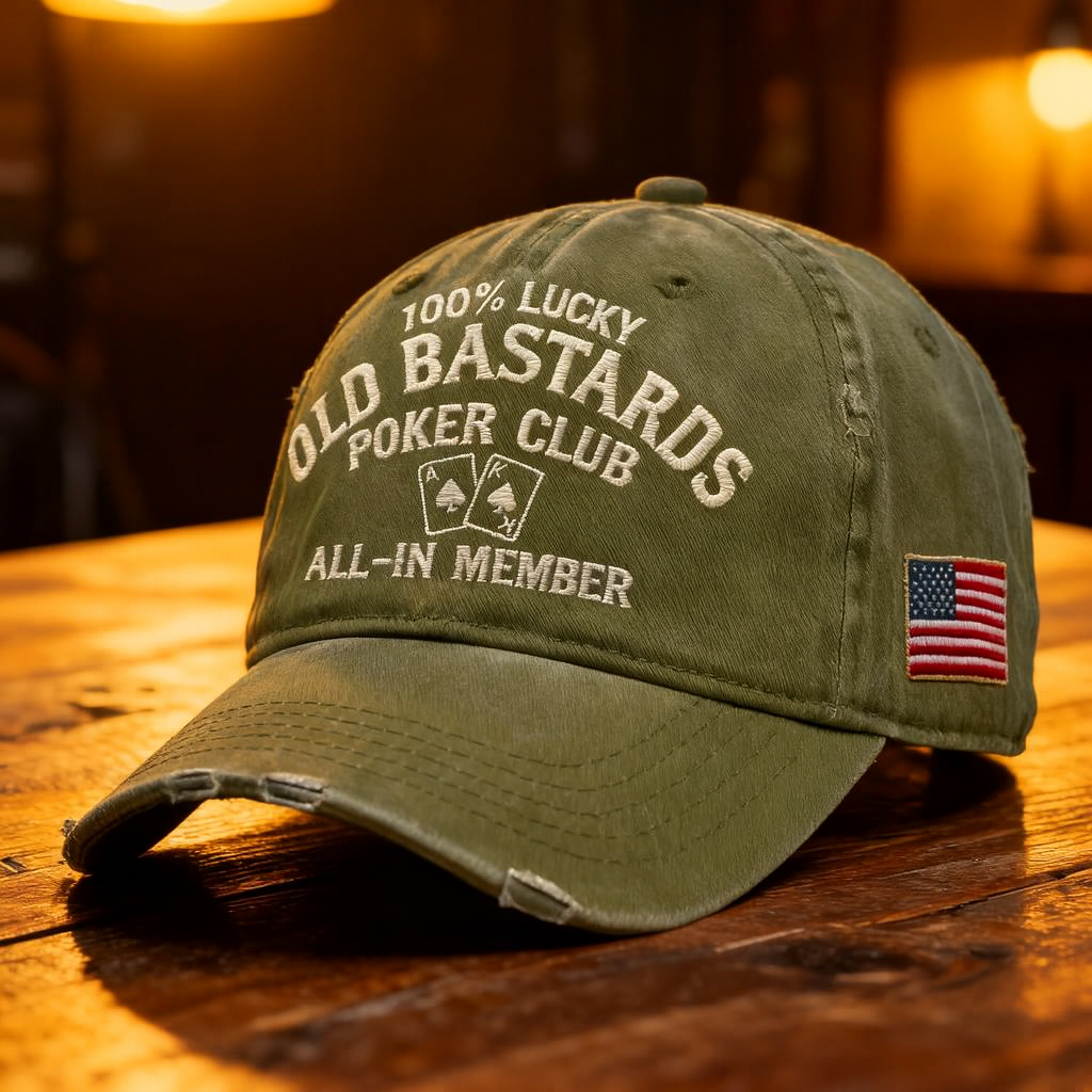 OLD BASTARDS POKER CLUB CAP