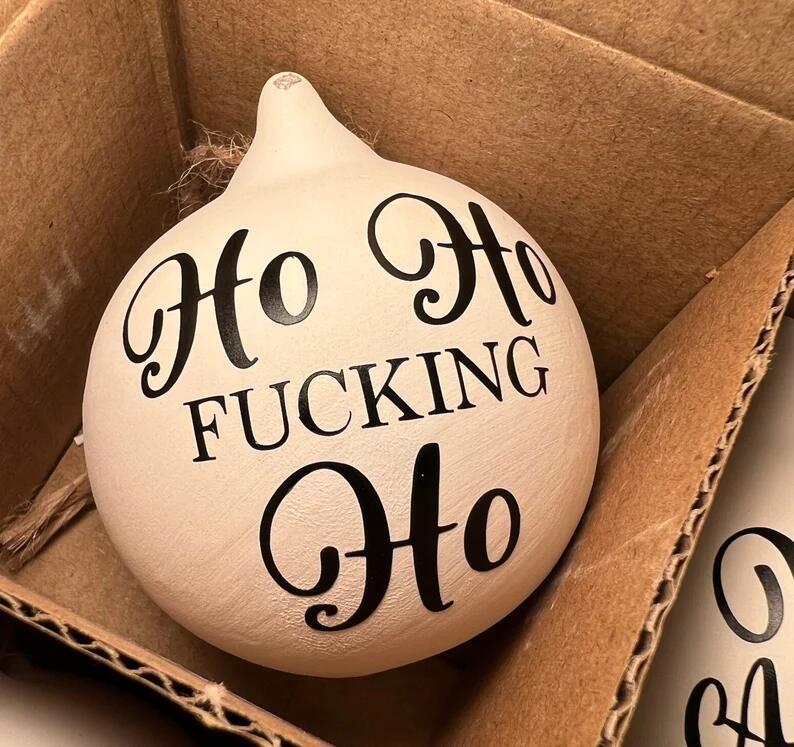 Early Christmas Sale Christmas Funny Offensive Bauble-Rude Baubles 1