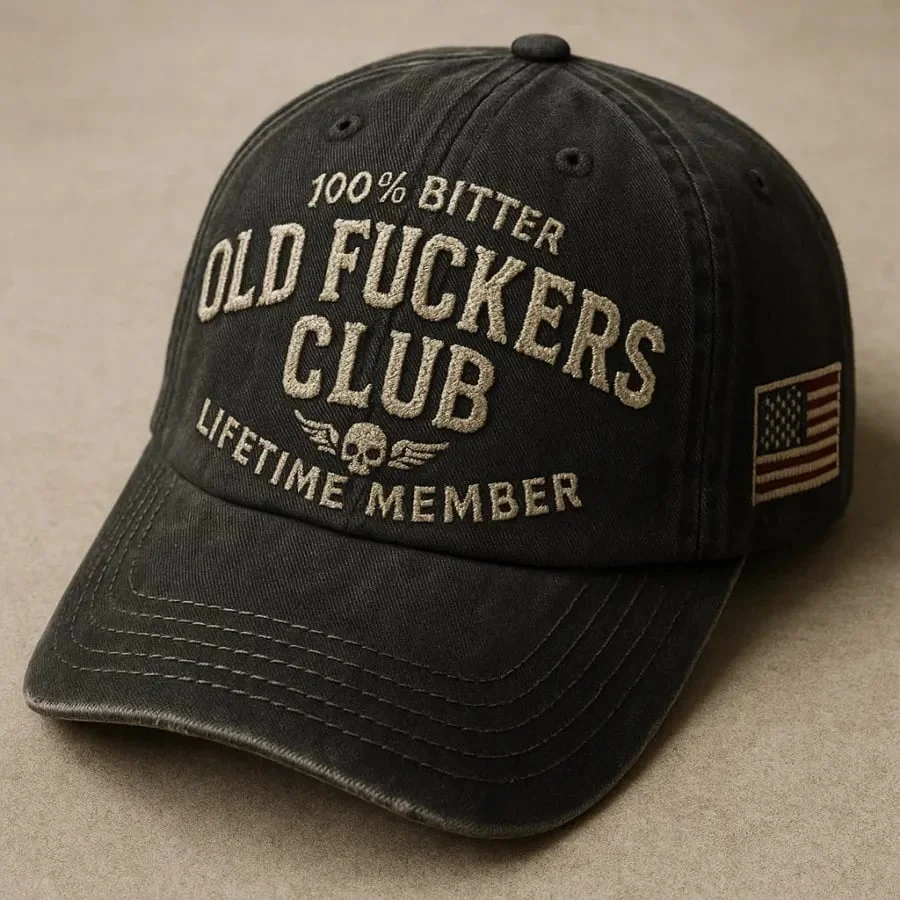 🏆Flash Sale 60% OFF-😎 “Old Fuckers Club” Bundle: Embrace the Bitter, Own the Legacy 🧢🪙💍🔑