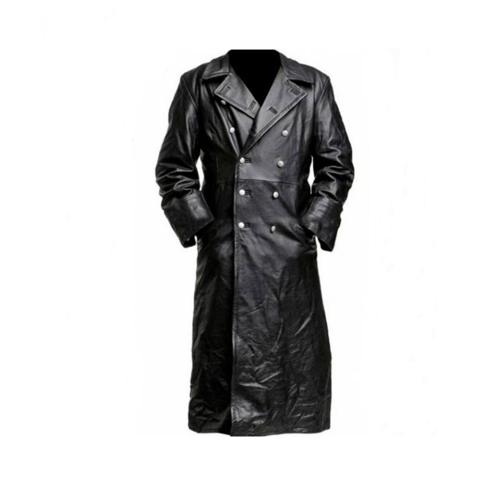 German Classic Leather Coat
