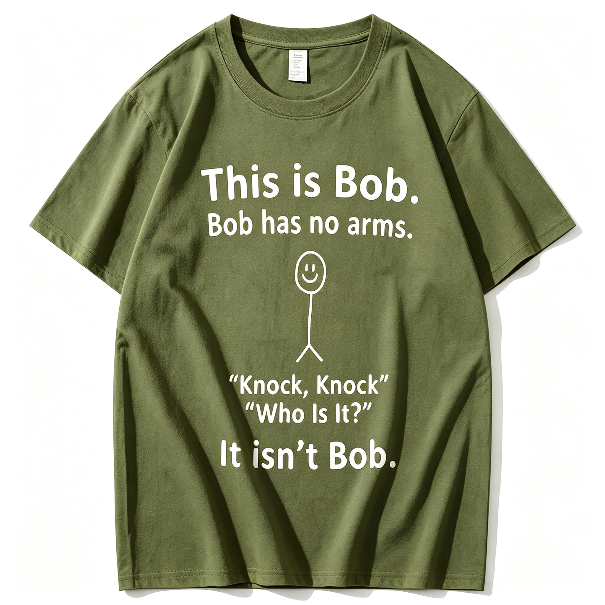 This is Bob. Bob has no arms Funny Graphic Tee, Unisex Cotton T-shirt