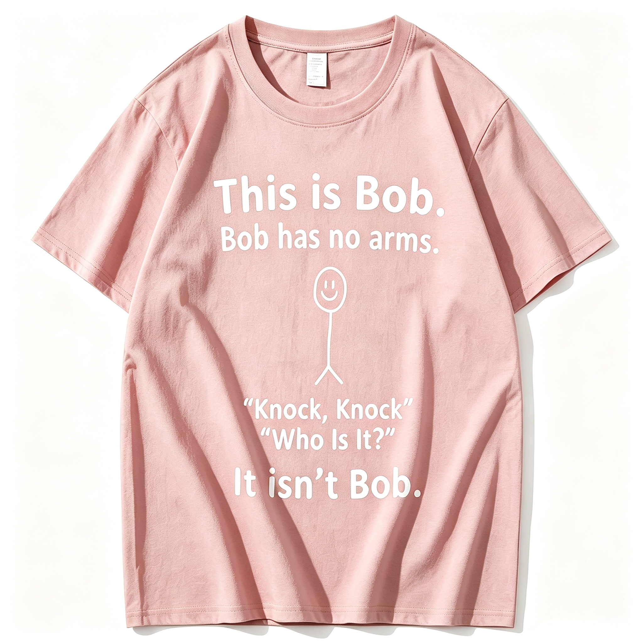 This is Bob. Bob has no arms Funny Graphic Tee, Unisex Cotton T-shirt