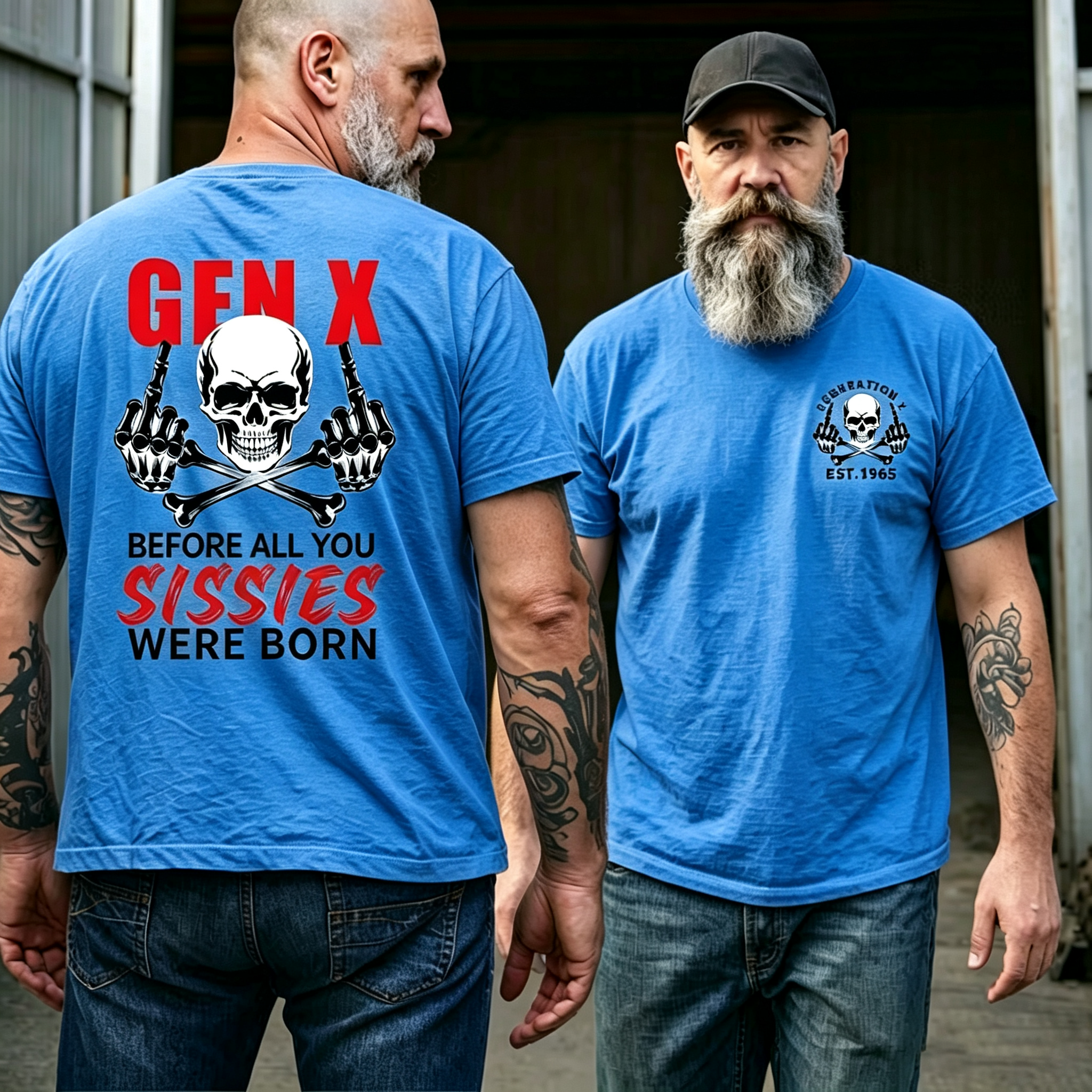 2 Side T-shirt, Gen X The Badass Generation Before All You Sissies Were Born T-shirt, Custom Year Of Birth Sweatshirt, Unisex Hoodie