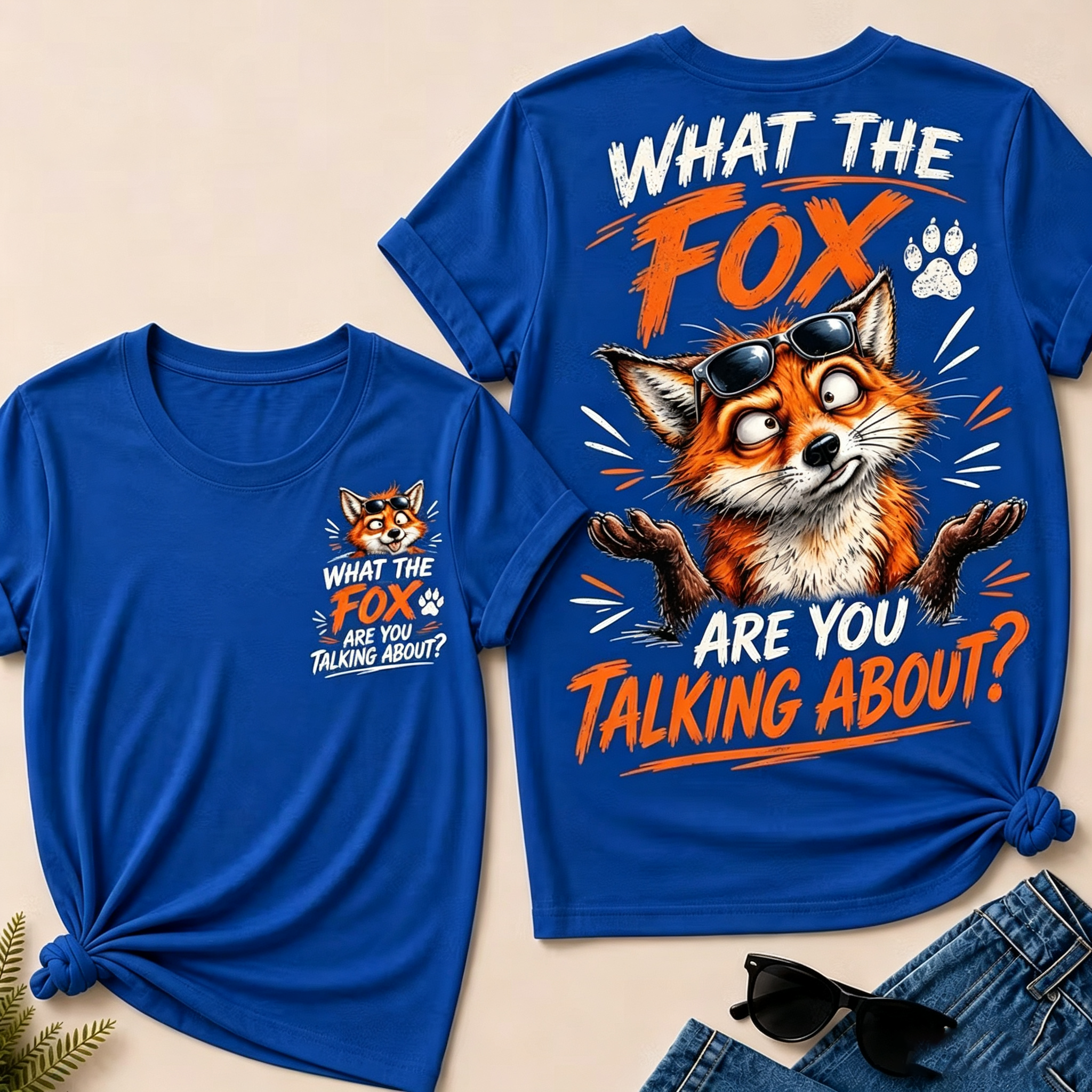 "What The Fox Are You Talking About?" Funny Fox T-Shirt
