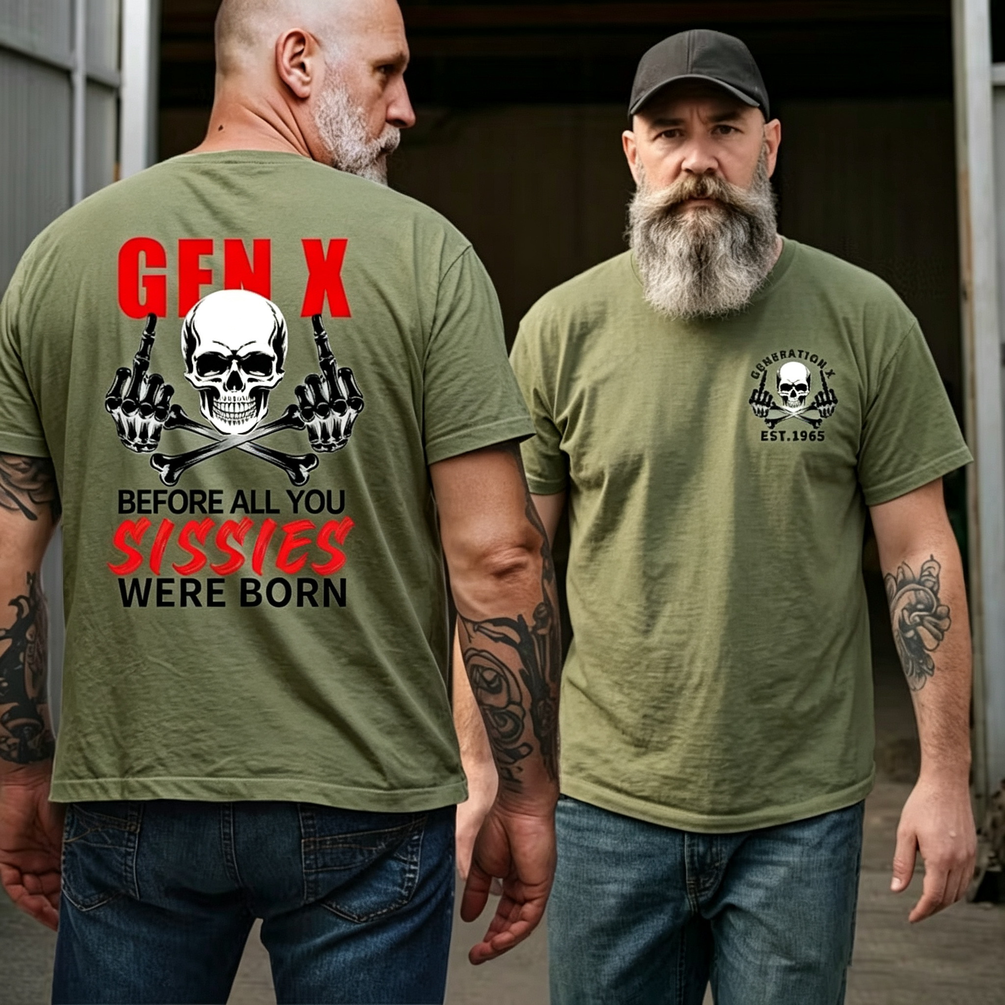 2 Side T-shirt, Gen X The Badass Generation Before All You Sissies Were Born T-shirt, Custom Year Of Birth Sweatshirt, Unisex Hoodie