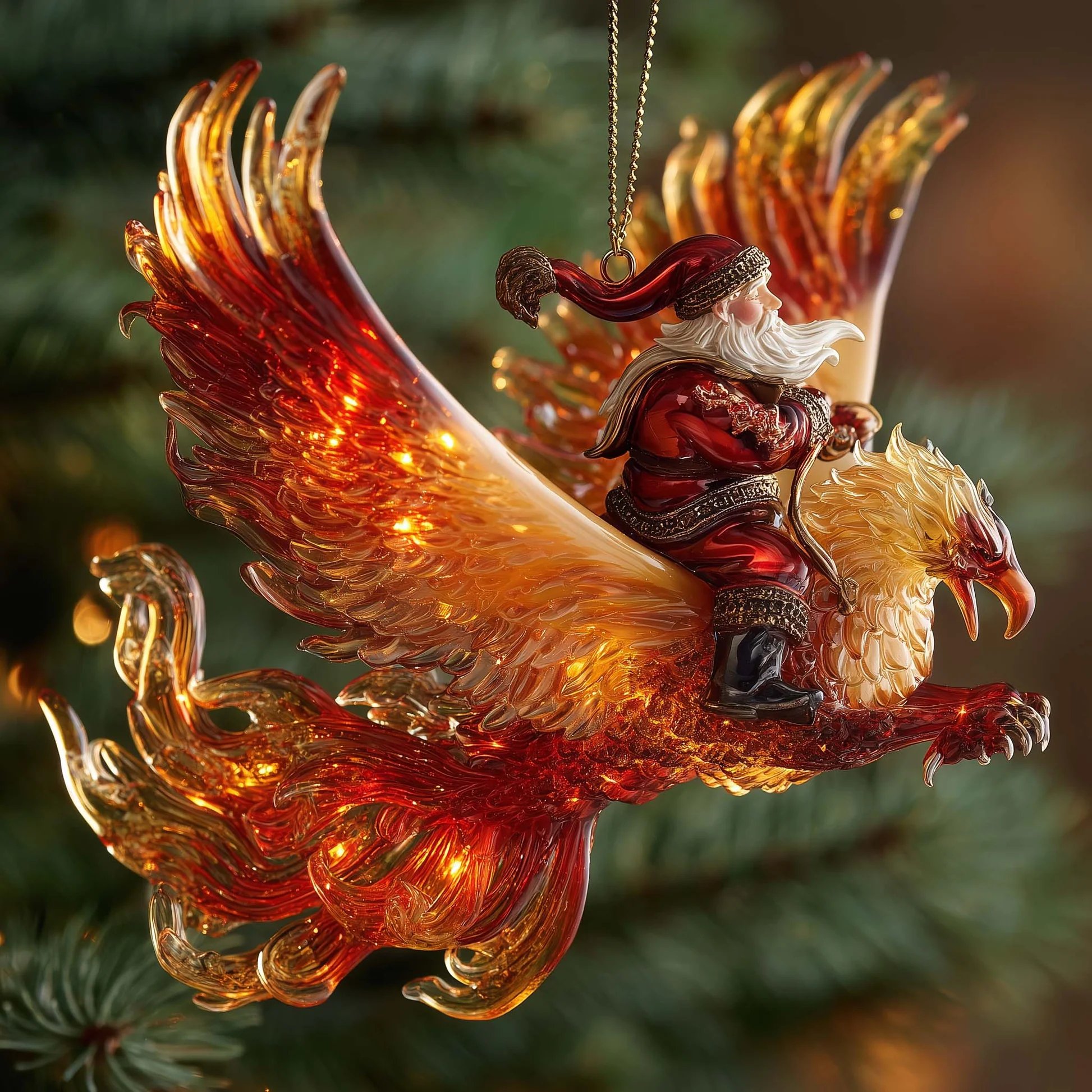 🔥Fantasy Christmas: Santa’s Ride Collection Ornament🎅