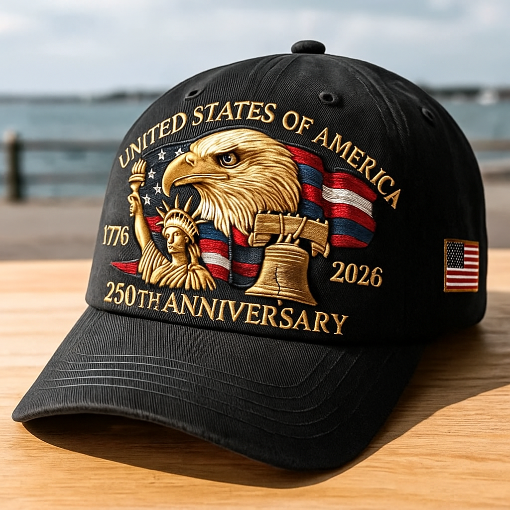 Eagle & Liberty – United States 250th Anniversary Hat
