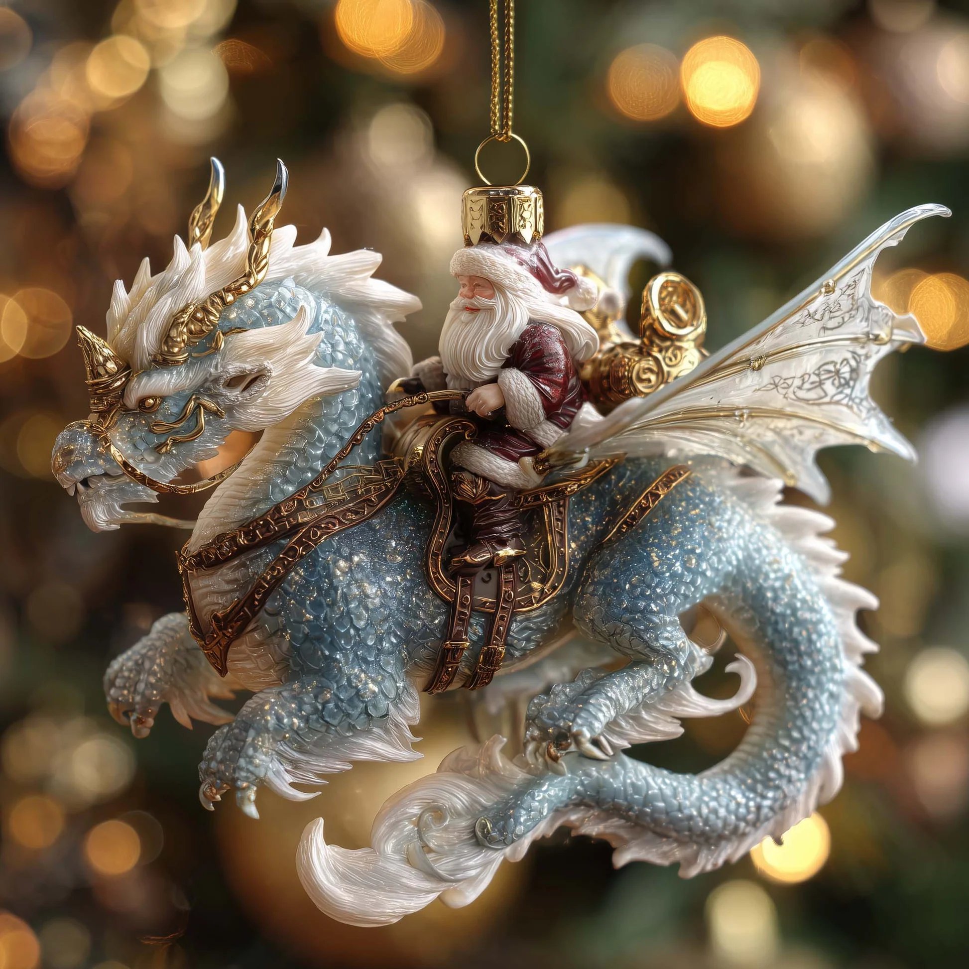🔥Fantasy Christmas: Santa’s Ride Collection Ornament🎅