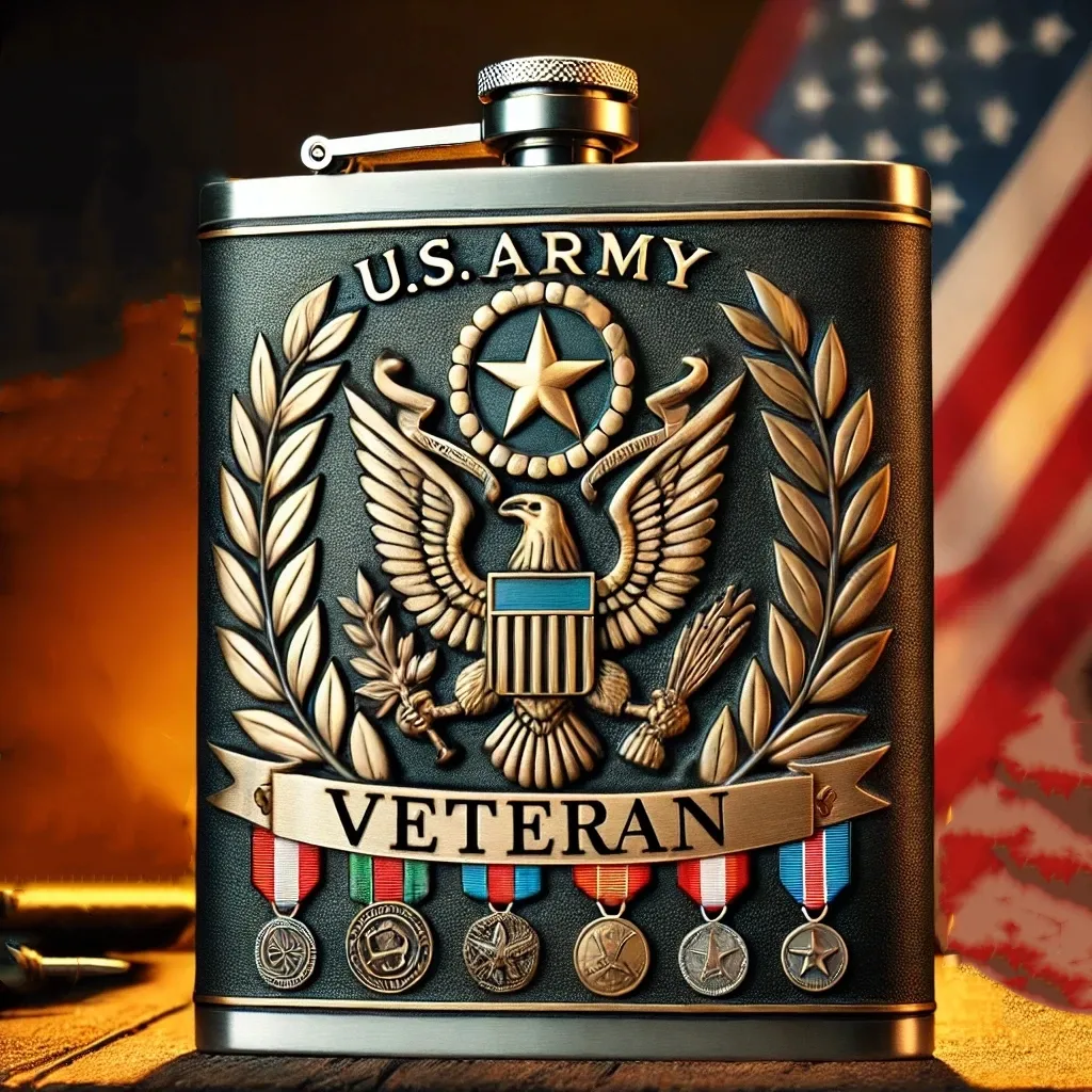 🔥LAST DAY 49% OFF🎖️Military Veteran Flasks