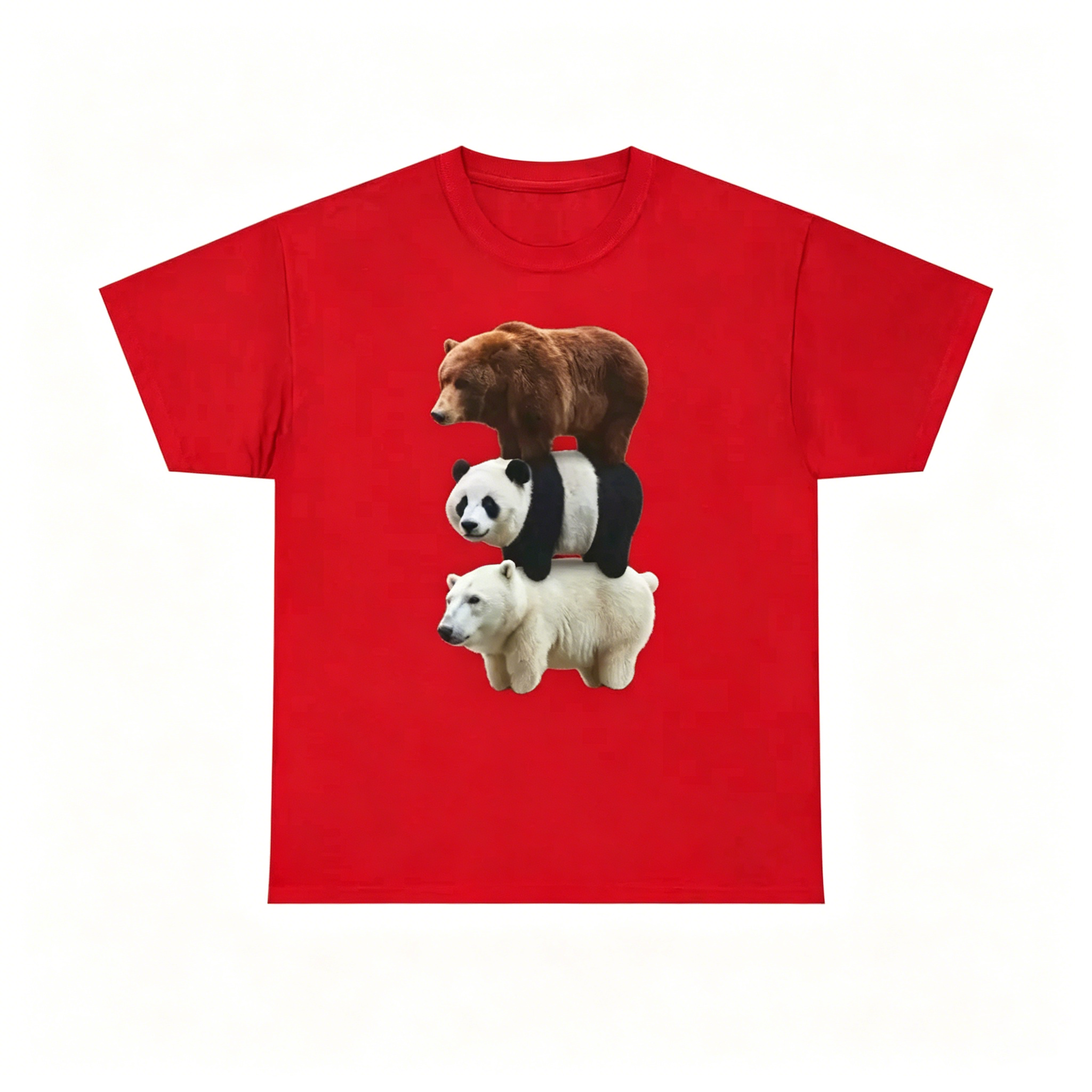We Bears Realistic 100% Cotton Animal Shirt