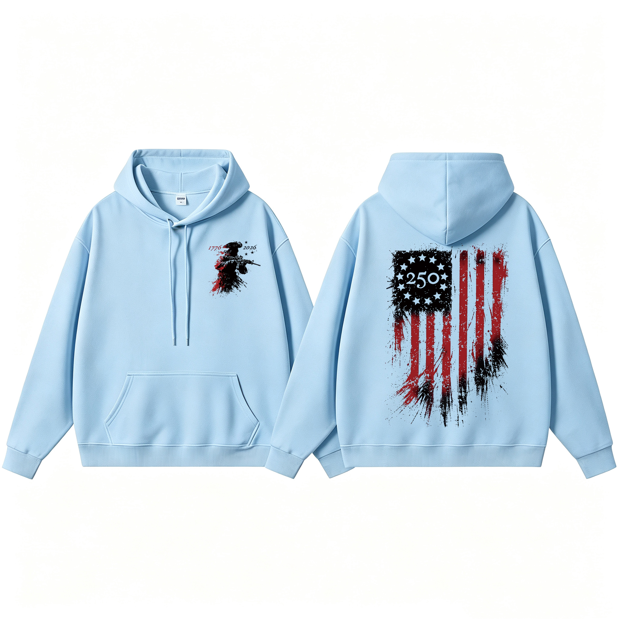 250th Anniversary Distressed American Flag T-Shirt/Sweatshirt/Hoodie