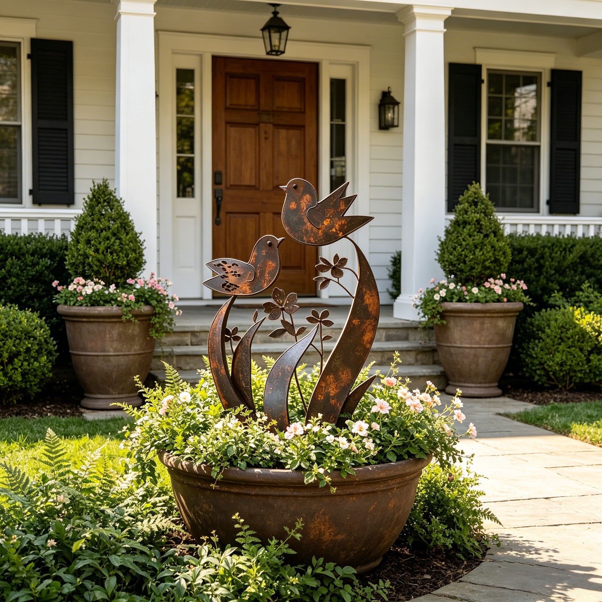 🦋2026 Mother's Day Gifts 50% Off--💖🎁Bird & Wildflower Metal Garden Stake