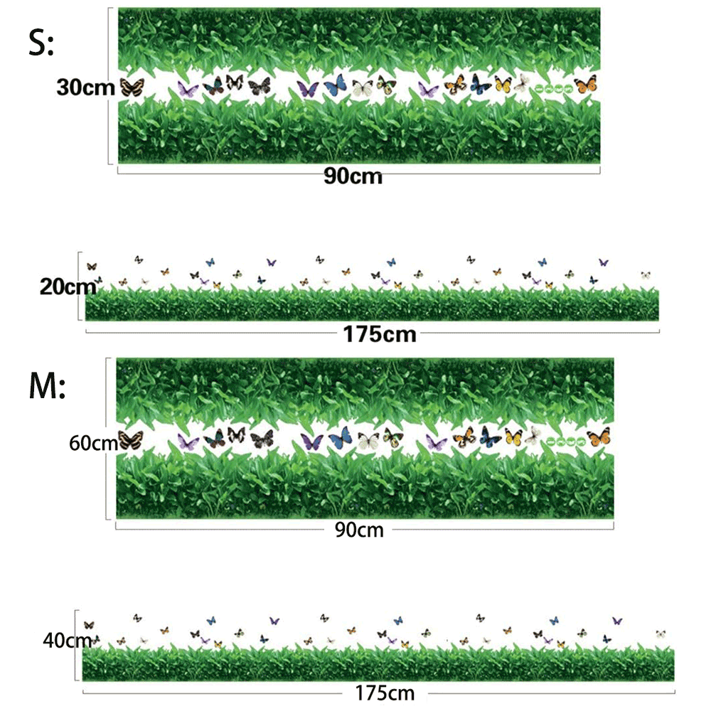 🌱Wall Decorative Grass Sticker🖼️