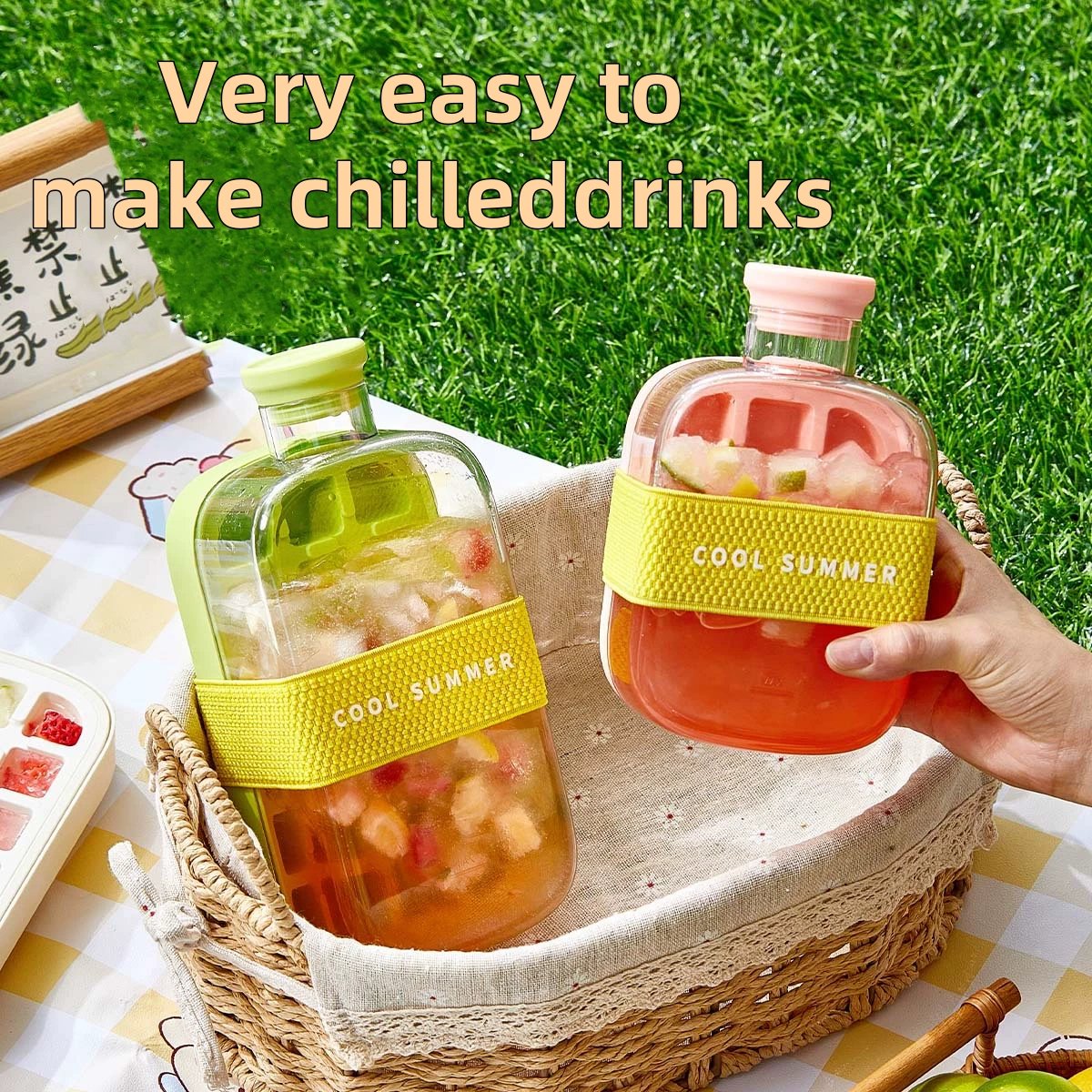 🧊Creative Ice Cube Maker with Portable Kettle – Cool Your Life!